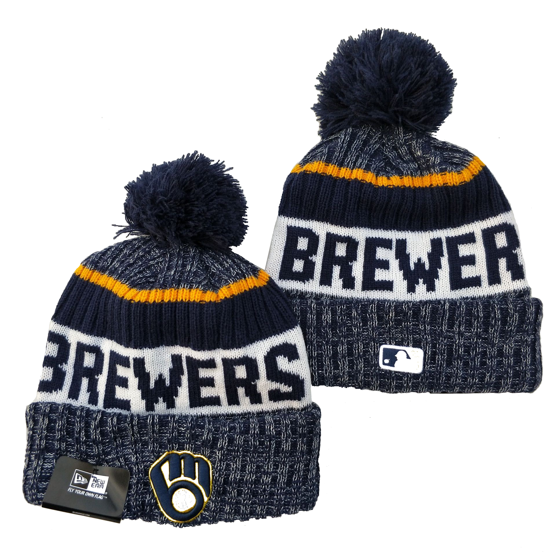 Milwaukee Brewers Knit Hats 002